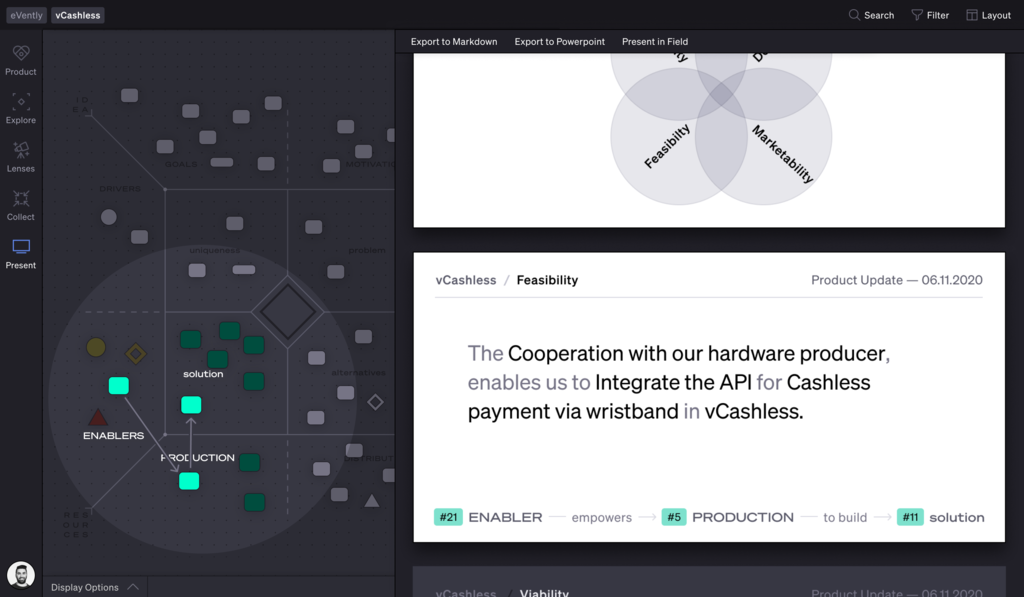 Screenshot of Present